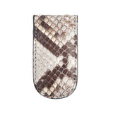 Money Clips Python Leather Natural