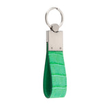 Green Crocodile Leather Key Holder