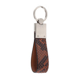 Brown Python Leather Key Holder