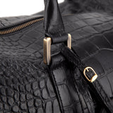 Crocodile Leather Duffel Bag