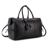 Crocodile Leather Weekender Bag