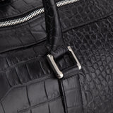 Crocodile Leather Weekender Bag