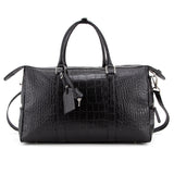 Crocodile Leather Weekender Bag