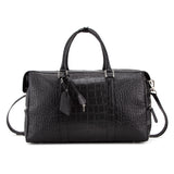 Crocodile Leather Weekender Bag